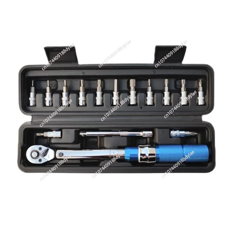 Ratchet Torque Wrench 15-piece Set Hardware Tools Repair Car Toolbox