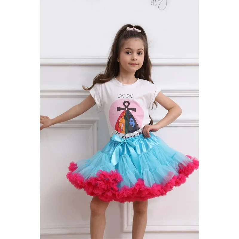 HOT Girls Tulle Skirt Baby Girl Clothes Tutu Pettiskirt Skirt Fashion Girl Clothes Princess Skirts Skirt For Girls Clothing