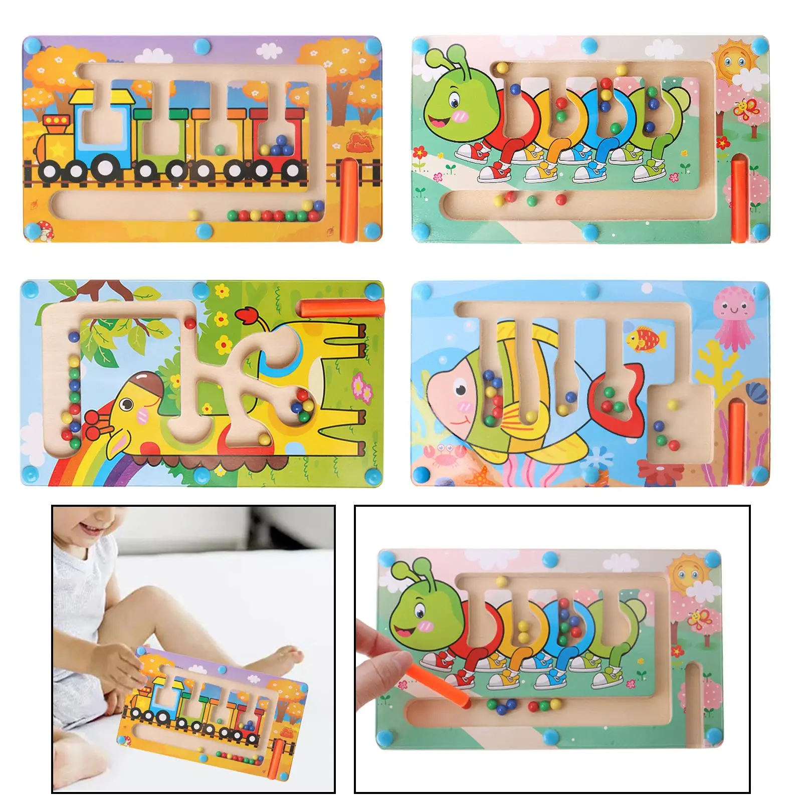 

Обучающий лабиринт-головоломка, головоломка, деятельность, образование, сортировка, распознавание, деревянный для детей, малышей