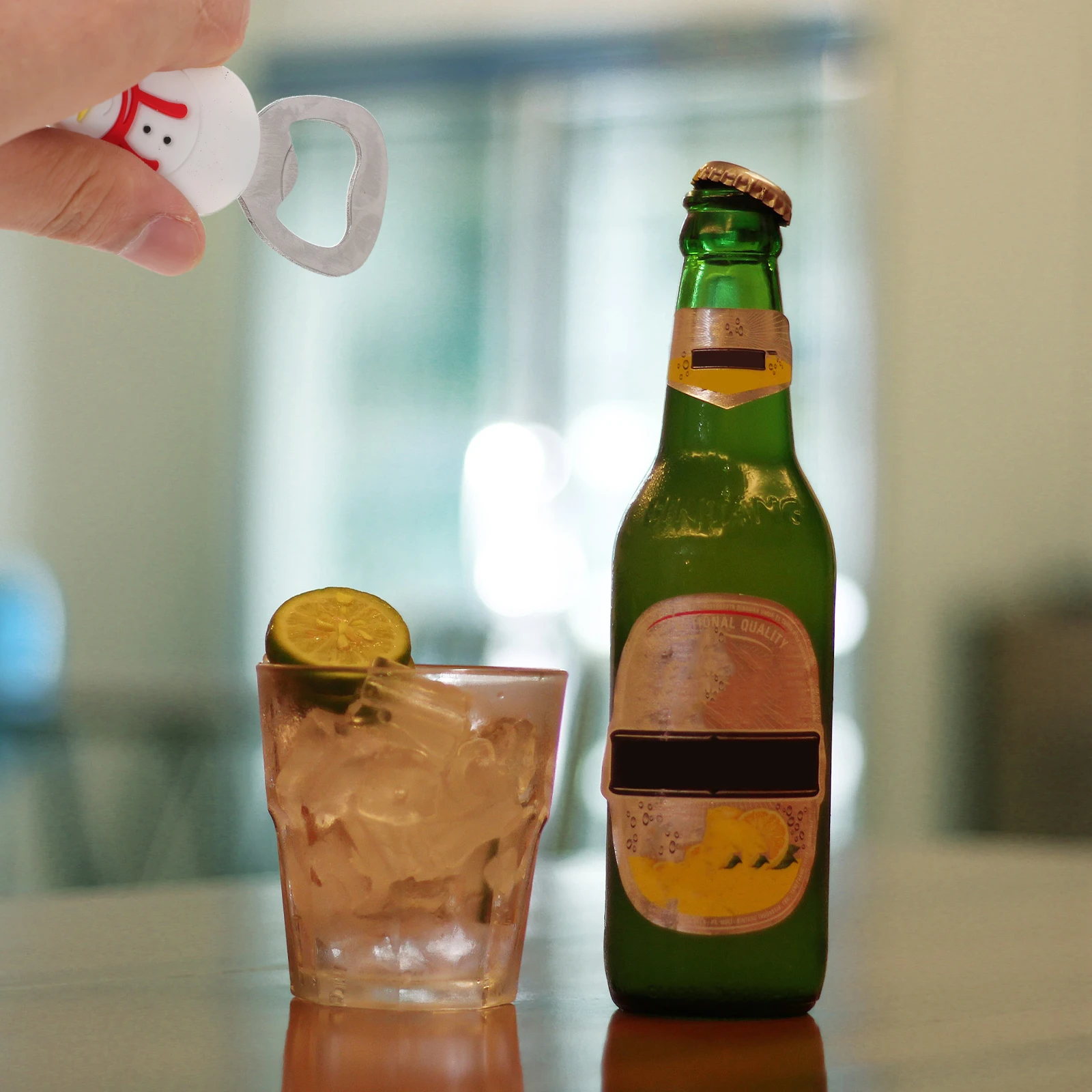 

Рождественская елка Снеговик Открывалка для бутылок Сопротивление Гибкая ручка Домашний бар Открывалка для бутылок Сувениры для рождественской вечеринки