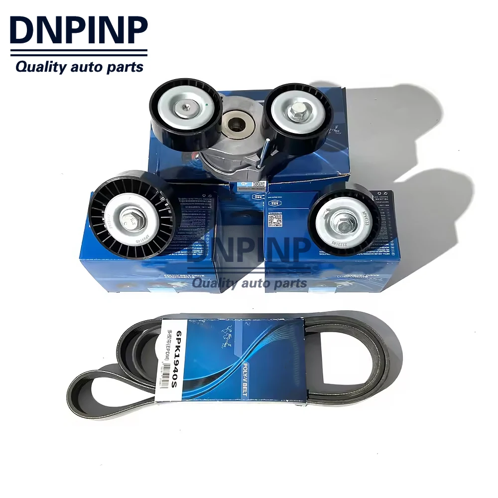 2.0 Drive Belt Tensioner Idler LR114017 LR071712 T2H38134 LR079263 For Land Rover Discovery Sport Defender Evoque Velar Jaguar
