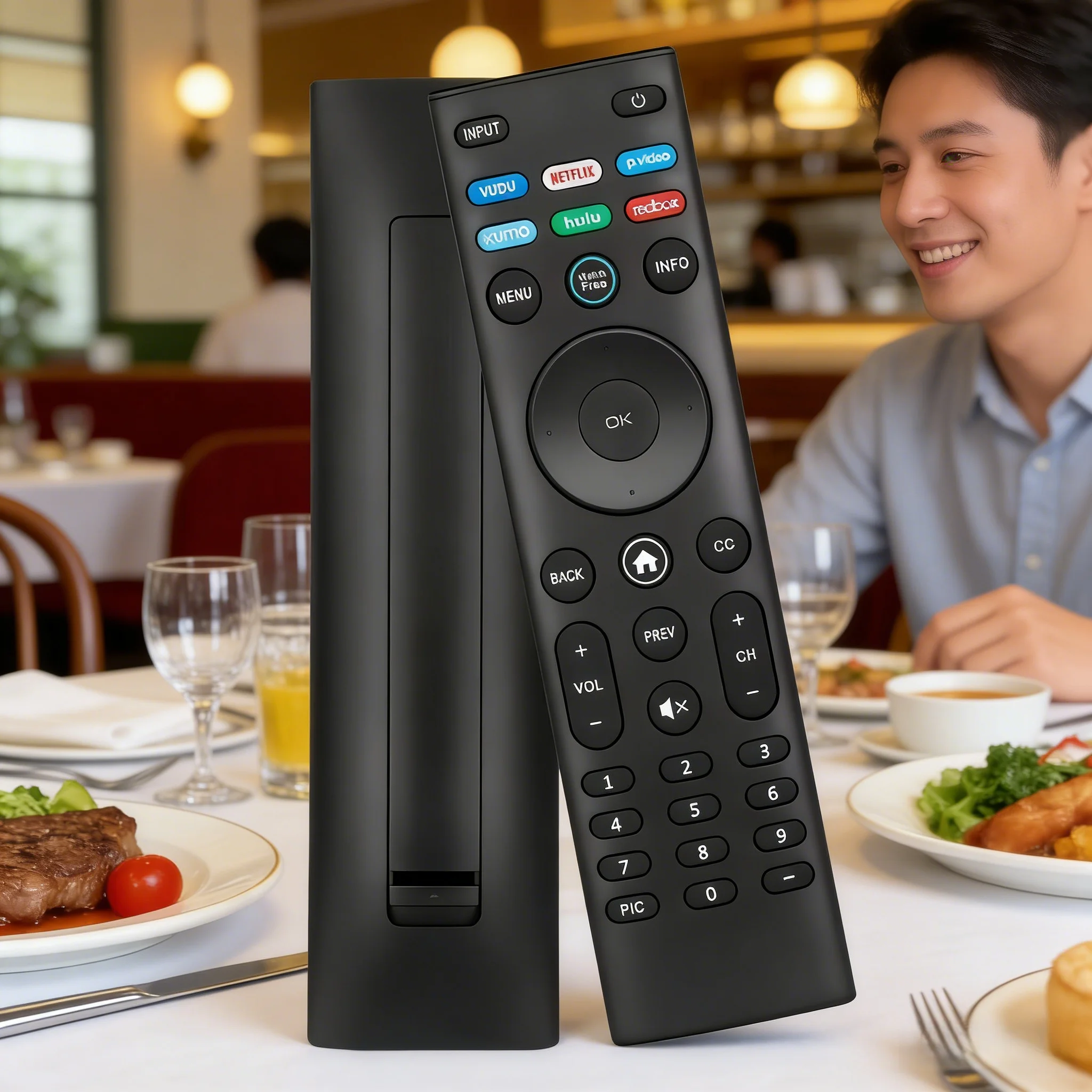 

New IR Remote Control for VIZIO LED LCD 4K Smart TV - High Definition Compatible