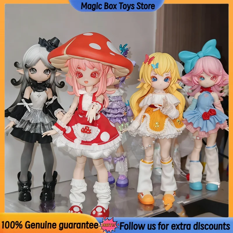 

В НАЛИЧИИ: 100% Оригинальная коллекционная кукла-гриб 1/12 BJD, серия Blind Box, милая кукла ручной работы, настольная игрушка, подарок на день рождения для девочки