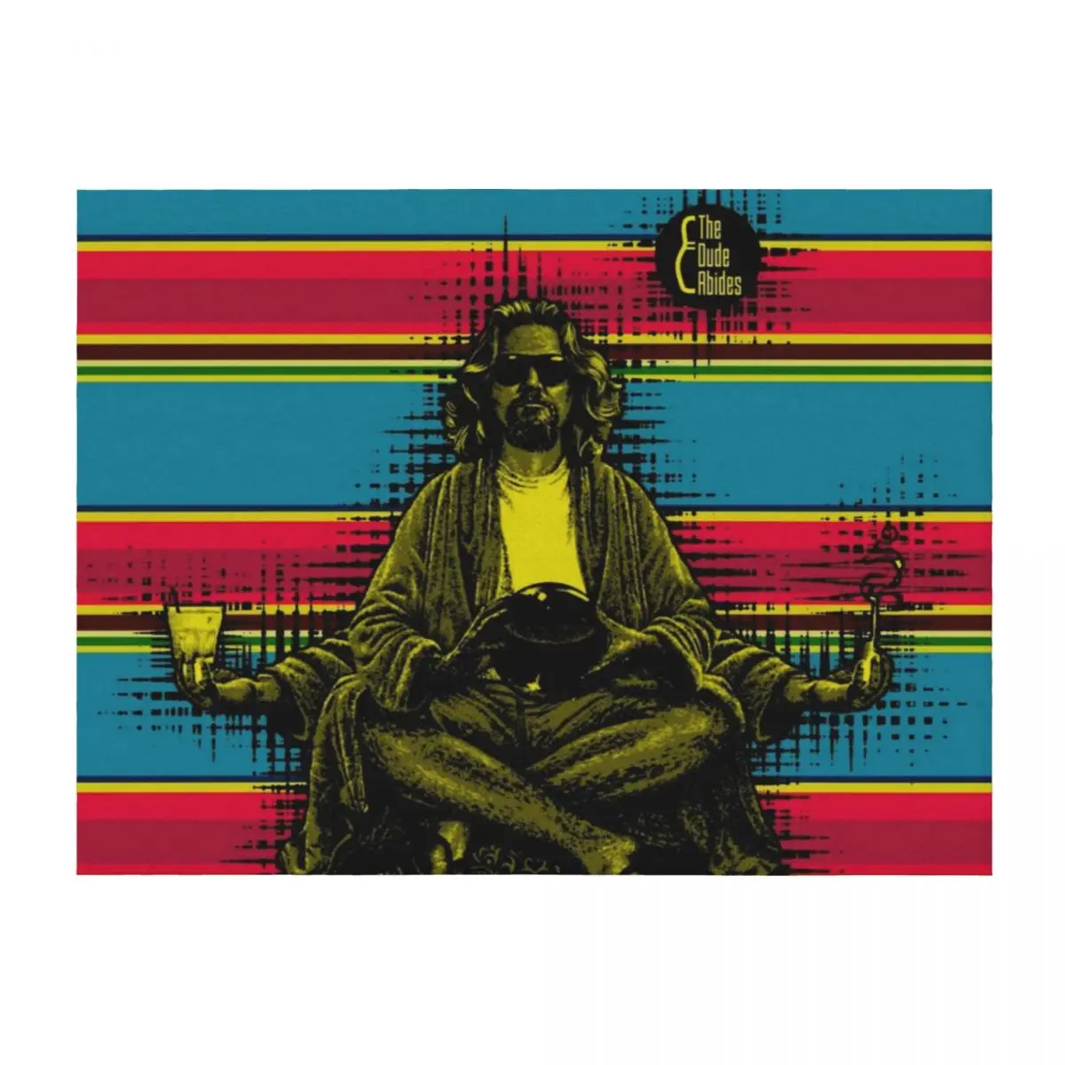 

The Dude Abides Throw Blanket Stuffeds Summer Beddings christmas gifts Blankets