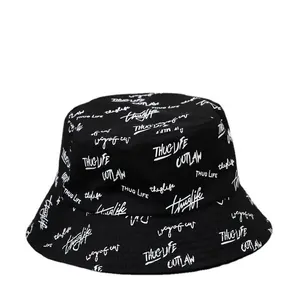 Gedruckter Fischerhut vorne und Unisex versen, elegant und vielseitig, japanischer Stil, großer Kopfumfang, Sonnenscheinhut im Freien 6 Hauptverkauf Chapeu XL - №4