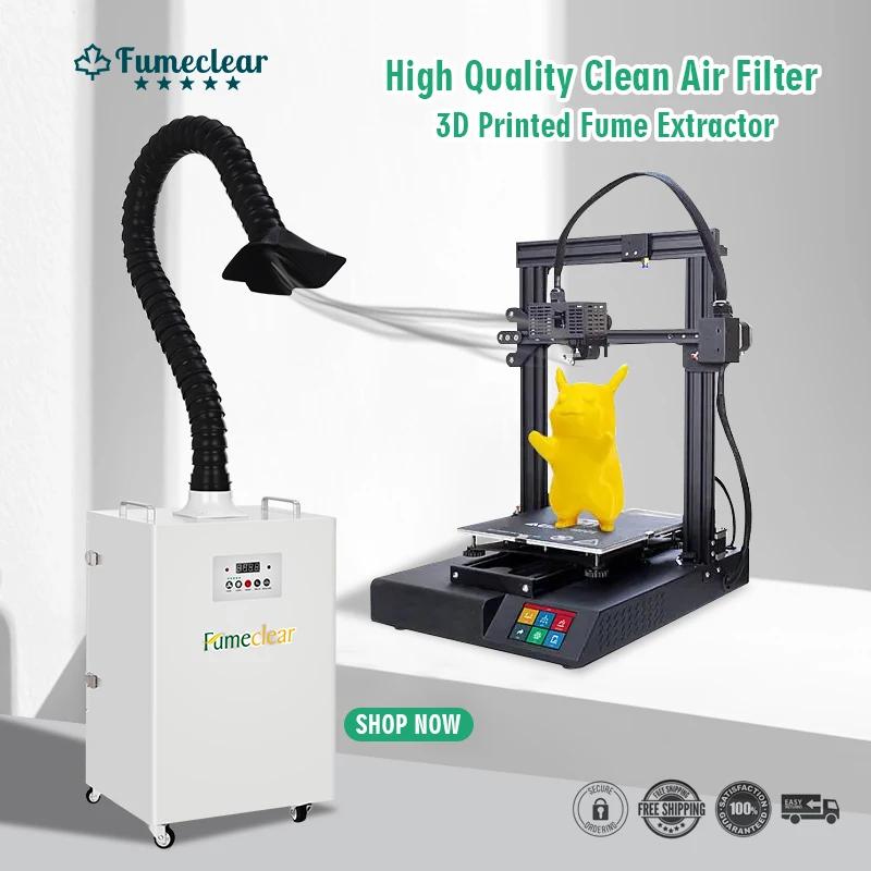 Powerful 3D Printing  Dtf  Printer  Extractor Hepa Air Filter for Harmful Odor VOCs view 2