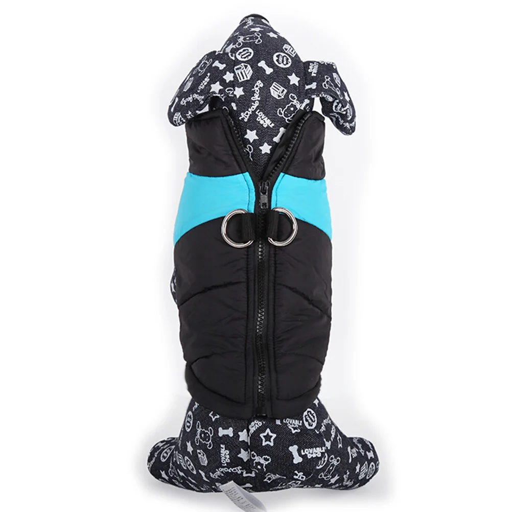 

Doggie Puppy Coat Pet Winter Ski Vest Warm Cotton Clothes Blue S Doggie Coat Dog Costume Waterproof Dog Clothes
