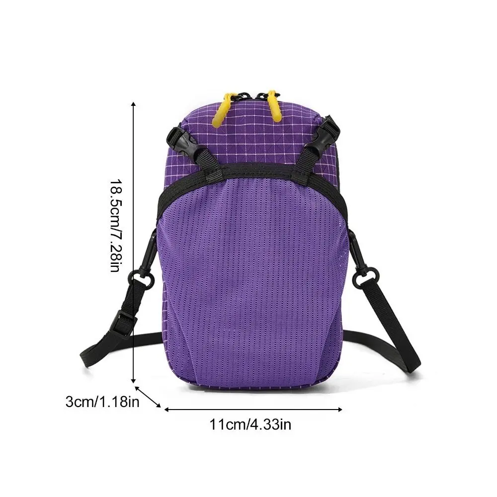 Durable Lightweight Outdoor Sling Bag Splash-Proof Adjustable Strap Shoulder Pouch Clip-On Mini Crossbody Backpack Travel