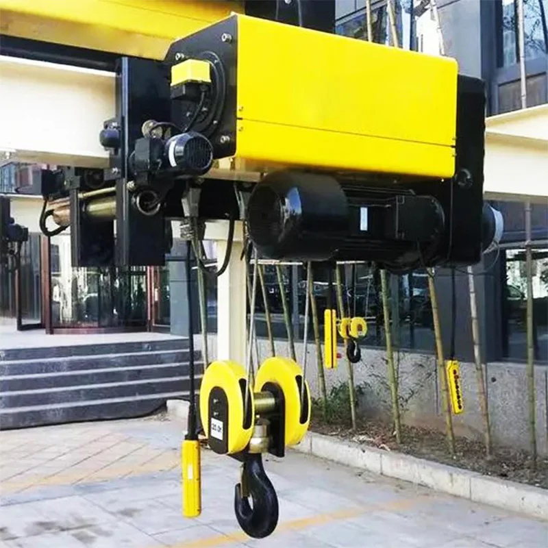 1T/3T Electric Wire Rope Hoist, Pure Copper Motor, Forged Hook, Smart European-Style Crane, Variable-Frequency (Customized)