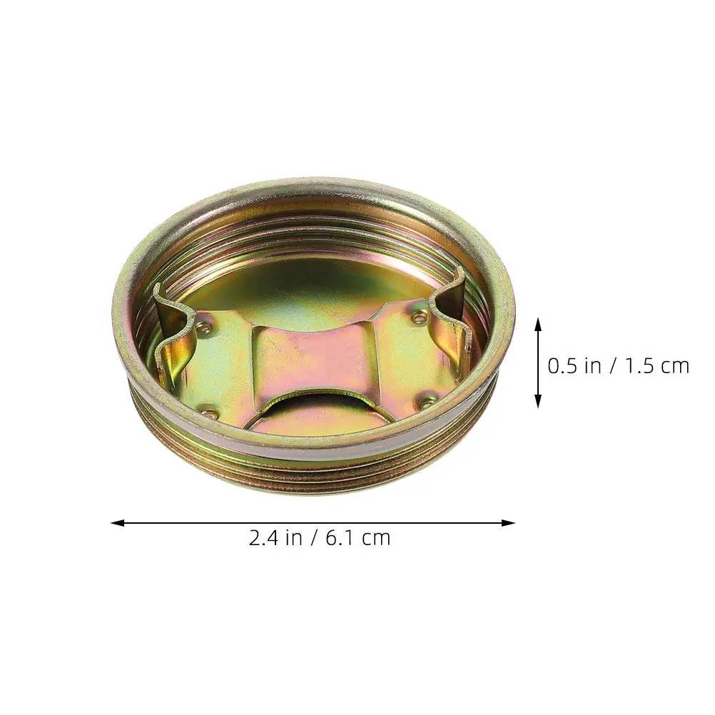 24Pcs Iron Wire Spiral Drum Caps Tight Fitting Screw Oil Drum Covers Leak Proof Industrial Storage Barrel Bung Caps