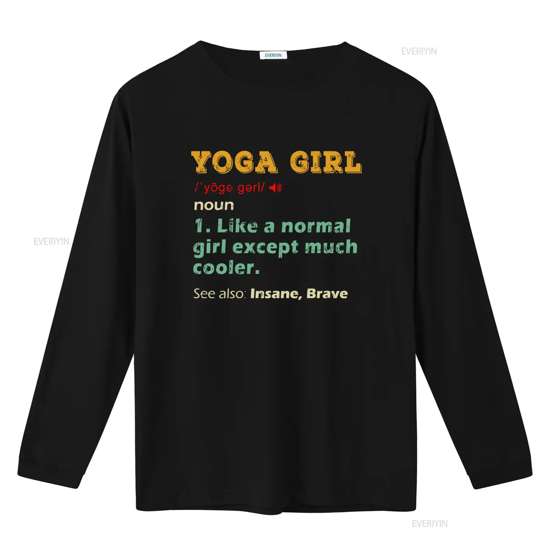 Yoga Girl T Shirt Instructor Lover Womens Meditation For Women Cute Girls Definition Print Cool  vintage Washed