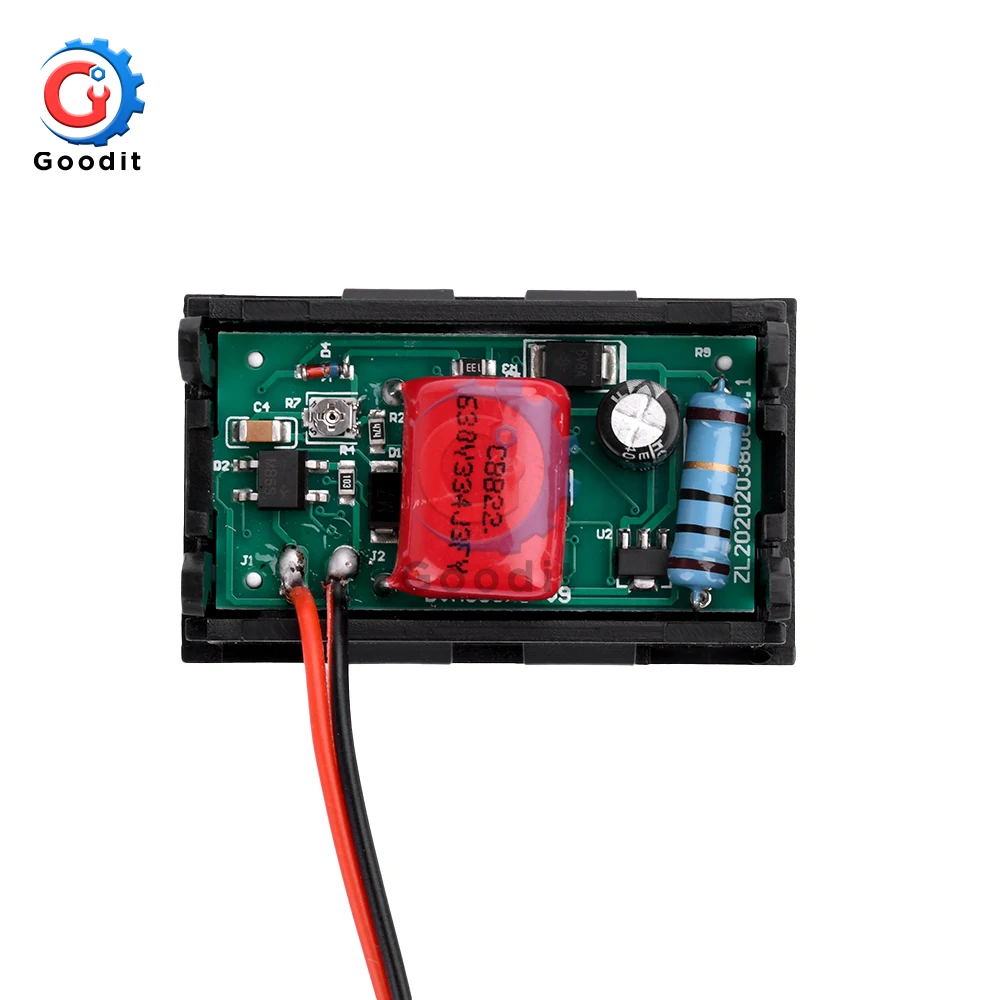 Digital Voltmeter AC70~500V Voltage Panel Meter Red/Blue/Green/White/Orange For 12V 24V 110V 220V Electromobile Motorcycle Car