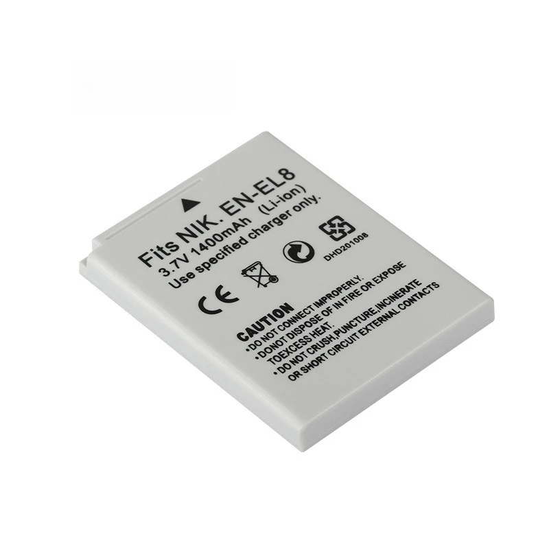 แบตเตอรี่ 1400mAh รุ่น EN-EL8 EN-EL8A สำหรับกล้อง Nikon Coolpix S610 S610c S710 S60 S560 S520 S51c S510 S50c P50 P51 P60 P5100 P5000