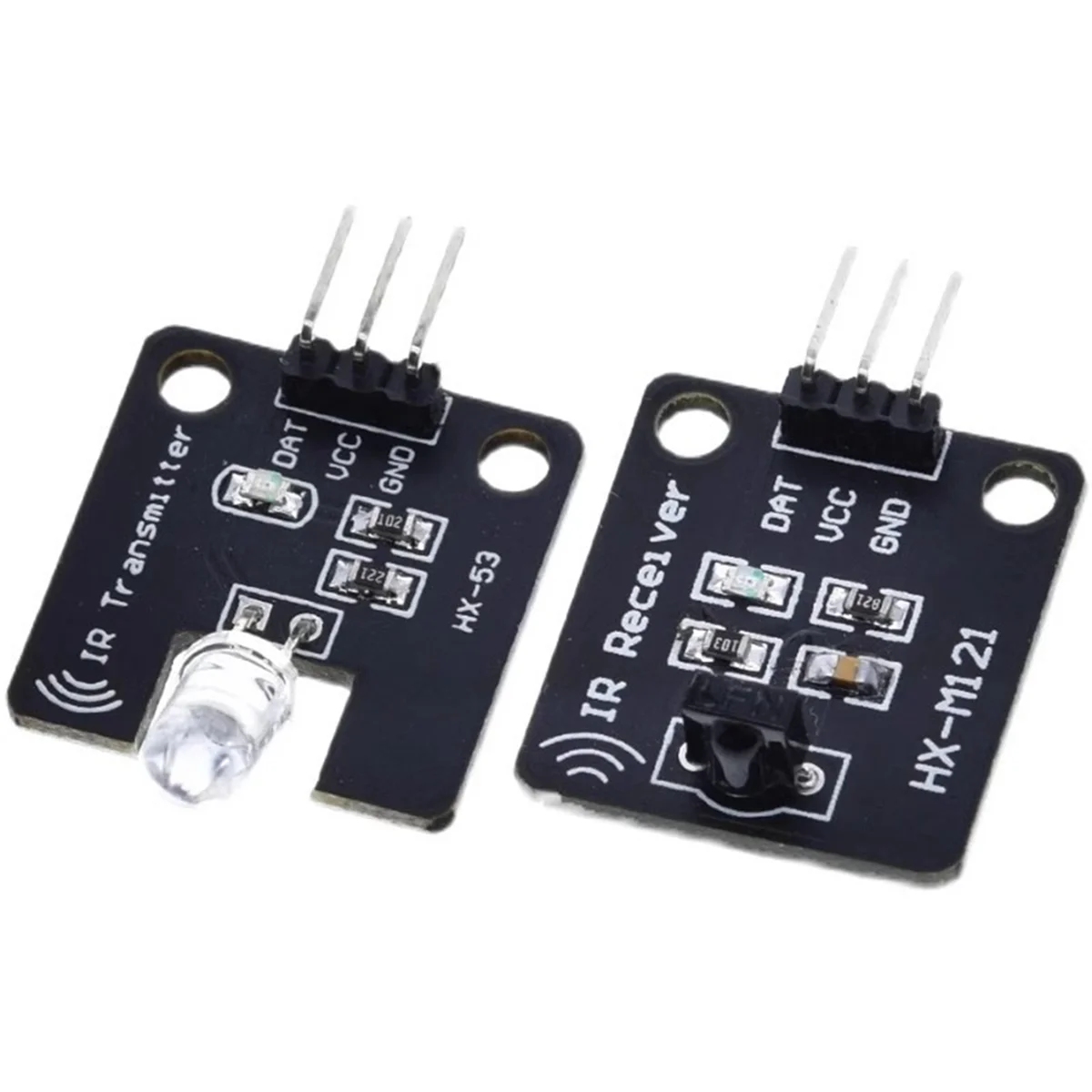 2025 New 1set IR Infrared Transmitter Module Digital 38Khz Infrared Receiver Sensor Module for Electronic Building Block