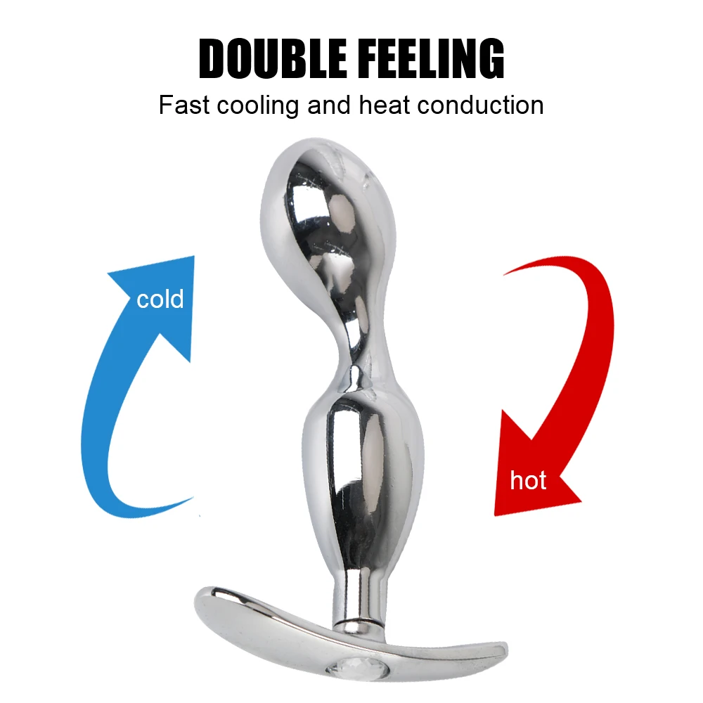 22-30mm Metal Butt Plug Anal Toys For Women Men Prostate Massager Dildos Female Masturbator Panties Sex Products Erotic Goods