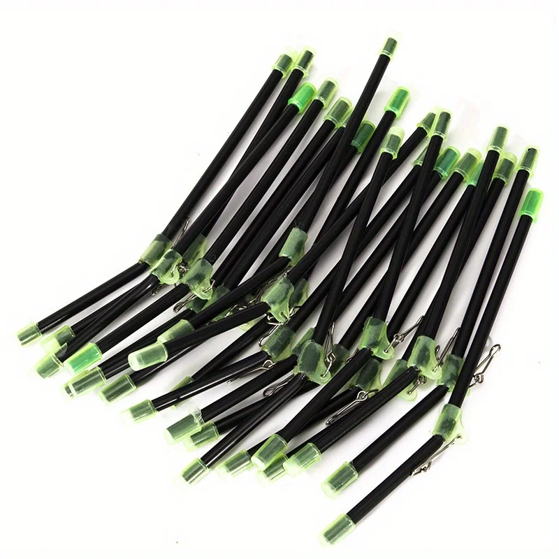 20pcs Sea Fishing Anti-Tangle Feeder Boom Luminous Anti Tangle Booms With Snap Tube Balance Connector Tackles Pesca Tools