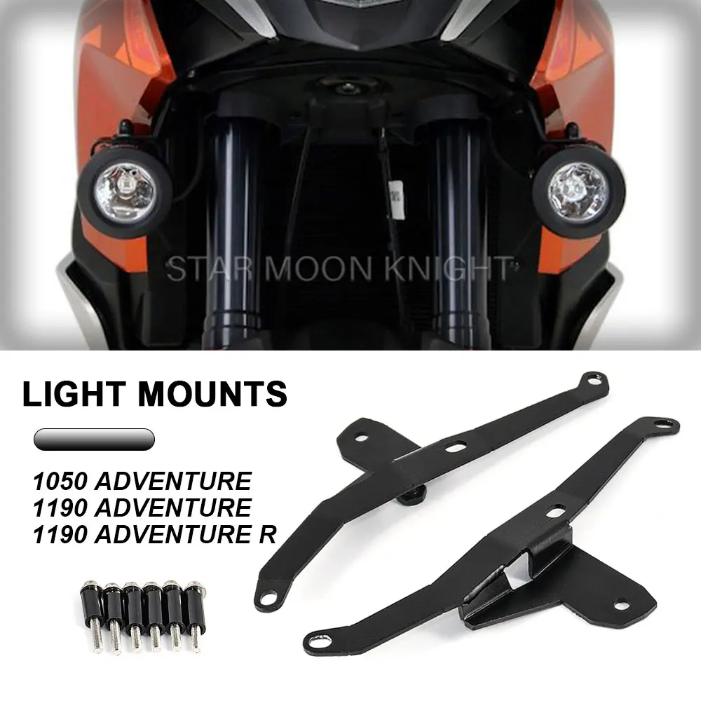 

Motorcycle Accessories For 1050 1190 Adventure R 2013 - 2016 Fog lamp Spotlight Bracket Holder Spot Auxiliary Light Mount