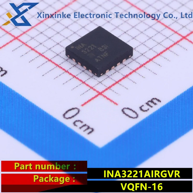 INA3221AIRGVR INA3221 VQFN-16 Current & Power Monitors & Regulators Triple Channel Shunt & Bus Vltg Monitor Brand New Original