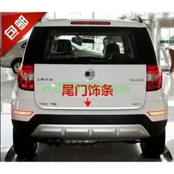 For Skoda Yeti 2014 2015 2016 2017 2018 Rear Boot Door Trunk Cover Trim Tailgate Garnish Molding Strip Car Accessories