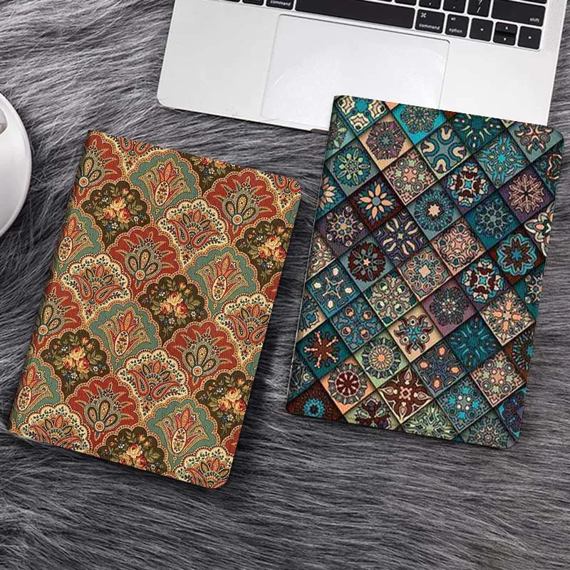 

Art Retro Popular Pattern Gift For Huawei MediaPad T5 T10s M6 M5Lite SE Honor Tab 5 6 7 V7 V8 X8a X9a Pro Soft Tablet Case