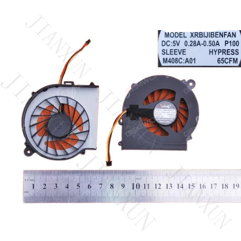 Ventilador de refrigeración para CPU de portátil S+Laptop para HP CQ42 G42 G4-1000 G6-1000 (3 pines, alta copia) 65CFM