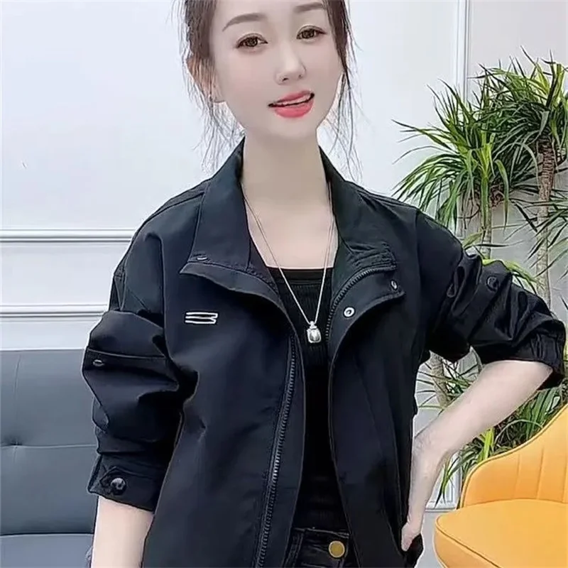 High-Grade Jacket Short Coat Women 2025 Spring Autumn New Outwear Fashion Age-Reducing Overwear Joker Jacket Female Korean Tops