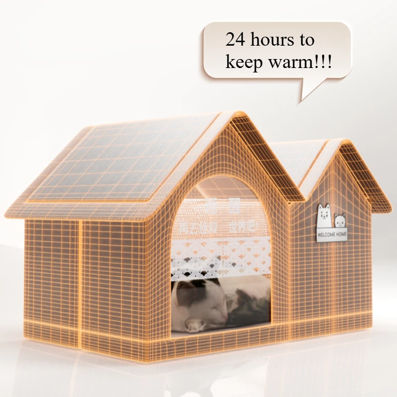 Cat Air-conditioned Room Winter Insulation Tool Nest Dog House Dog Four Season Cat Foldable Pet Cat Nest House