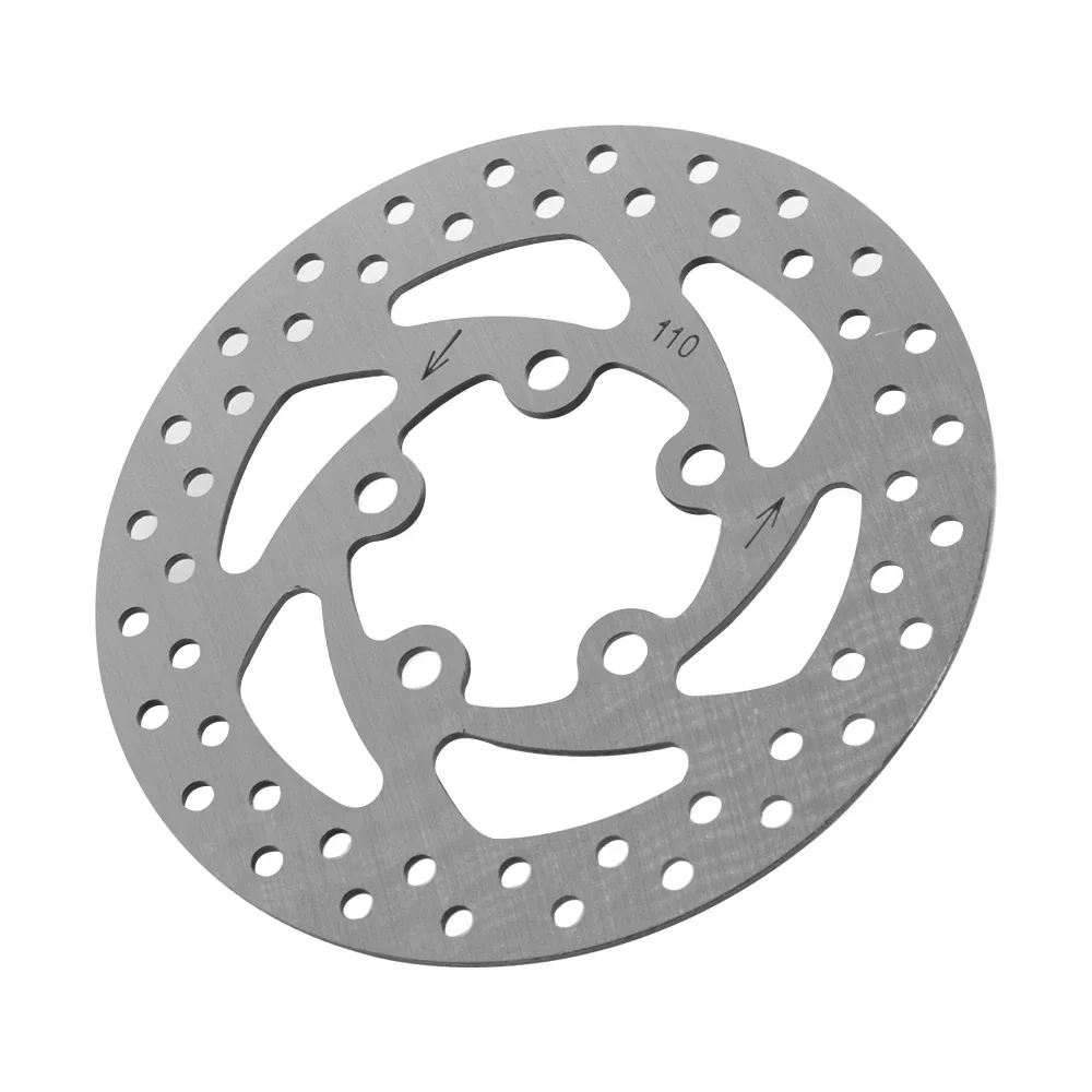 110mm Brake Disc for Ninebot F2 Electric Scooter Front Wheel Stainless Steel Rotor Pad 5 Holes with 5 Screws Replacement Parts