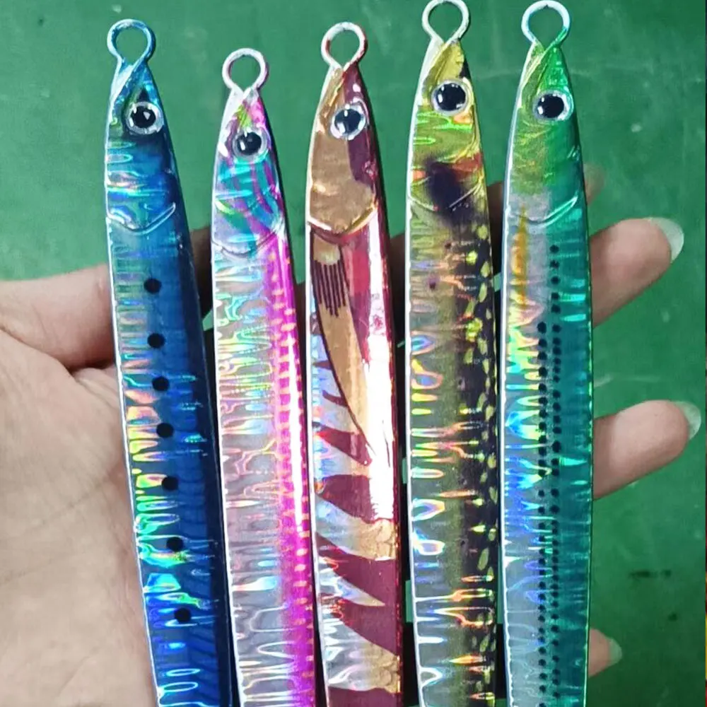 UV Jig 3D Vertical – Señuelo metálico de hundimiento rápido para pesca - imagen 5