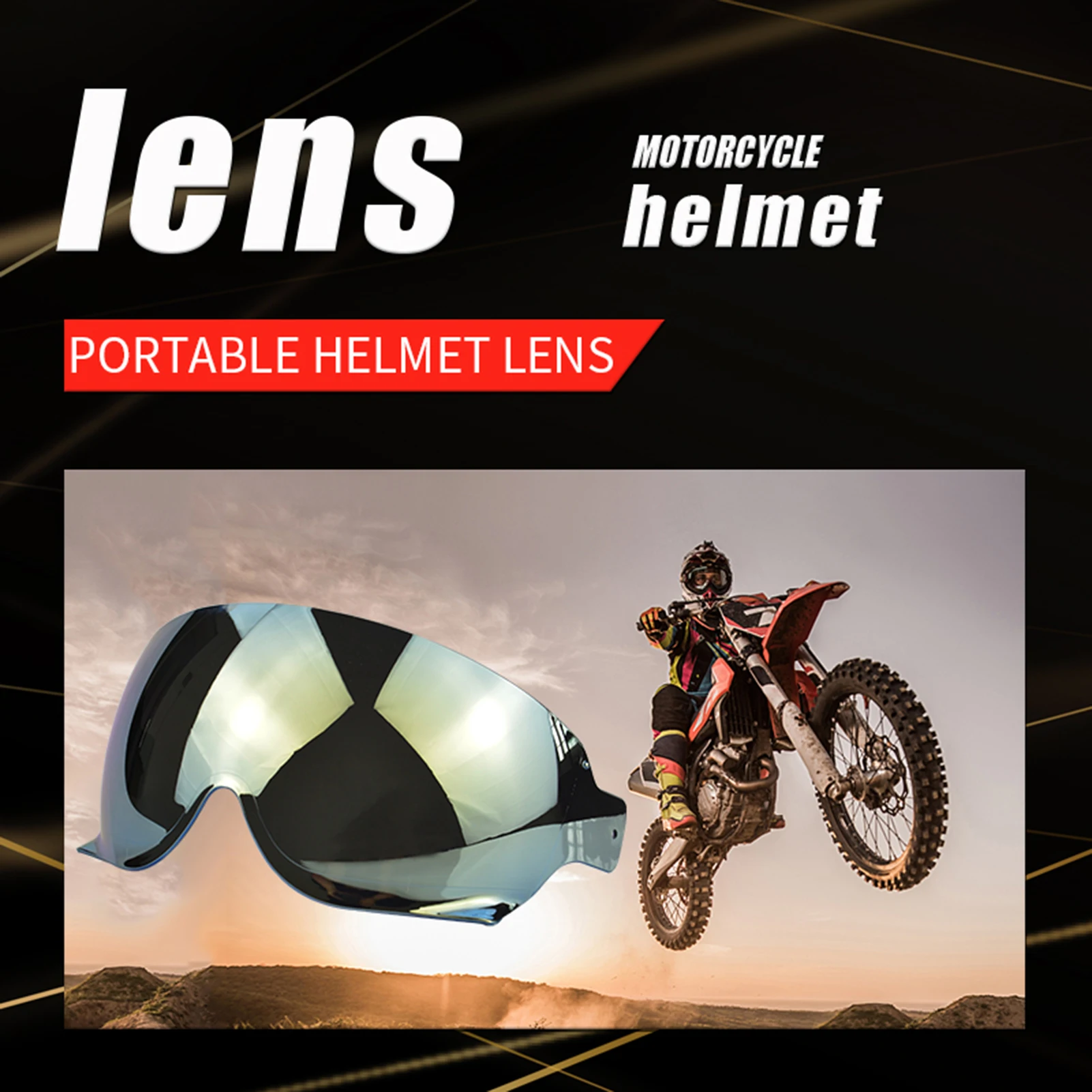 Motorcycle Helmet Visor Replacement for SHOEI JO EX-ZERO CJ3 Helmet Motorcycle Wind S-hield Helmet Lens Motorcycle Helmet Lens