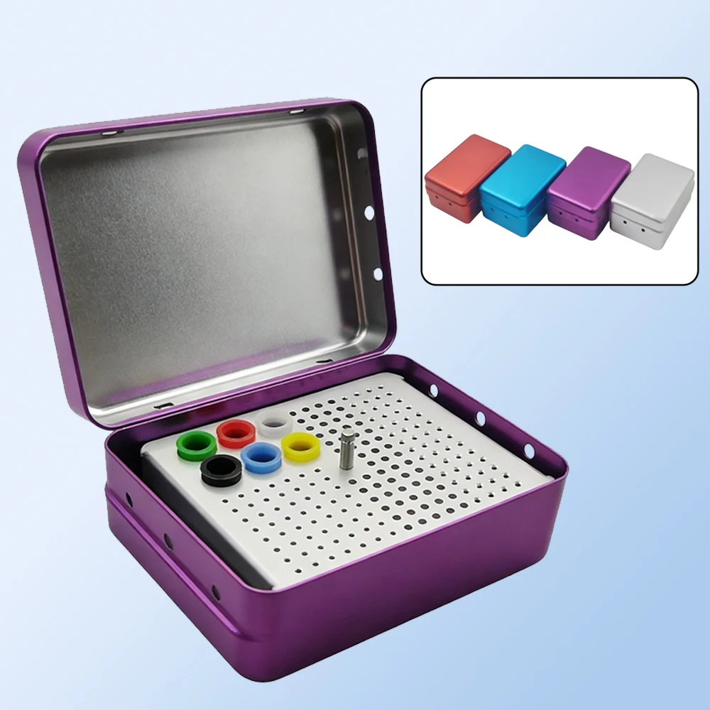 

Dental Autoclave Bur Sterilization Box Needle Storage Case Stainless Steel Dentistry Accessories