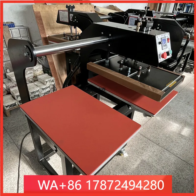 Top Selling Double Station Hydraulic Heat Press hine 16 x 24 Auto Open Clothes Ironing
