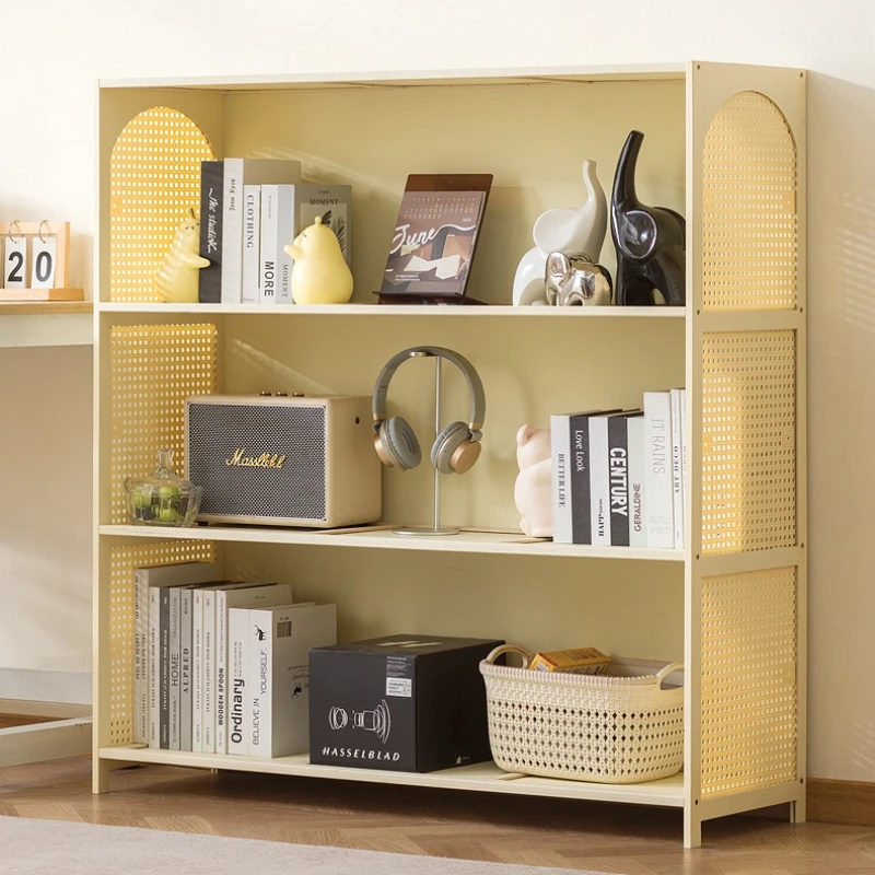 

Bookcase integrated against the wall Student household bookshelf Floor-to-ceiling shelf Living room storage Multi-layer locker