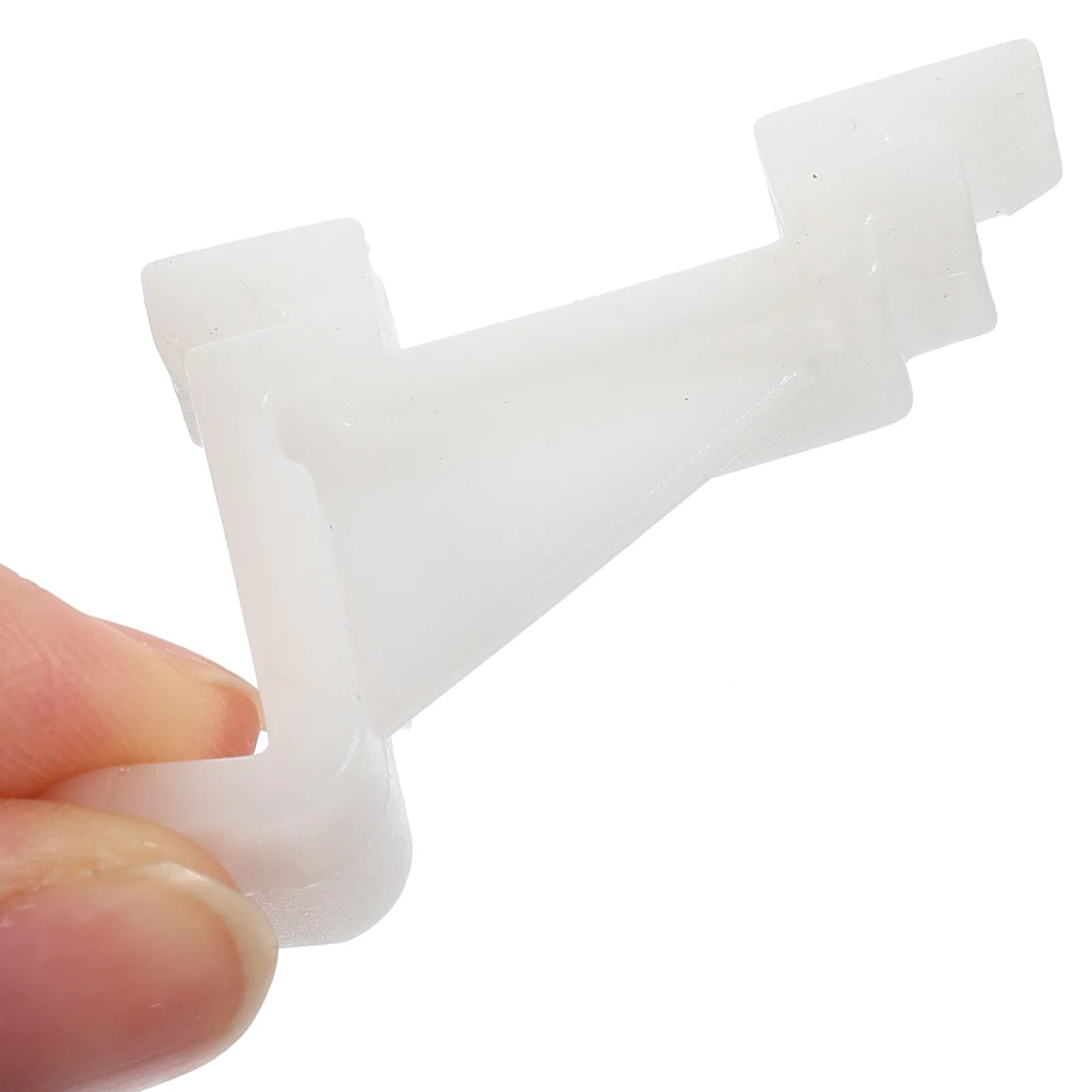 

10pcs Plastic Shelf Clips for Refrigerator Freezer Commercial White Kitchen Cabinet Hooks Supporting Accessories