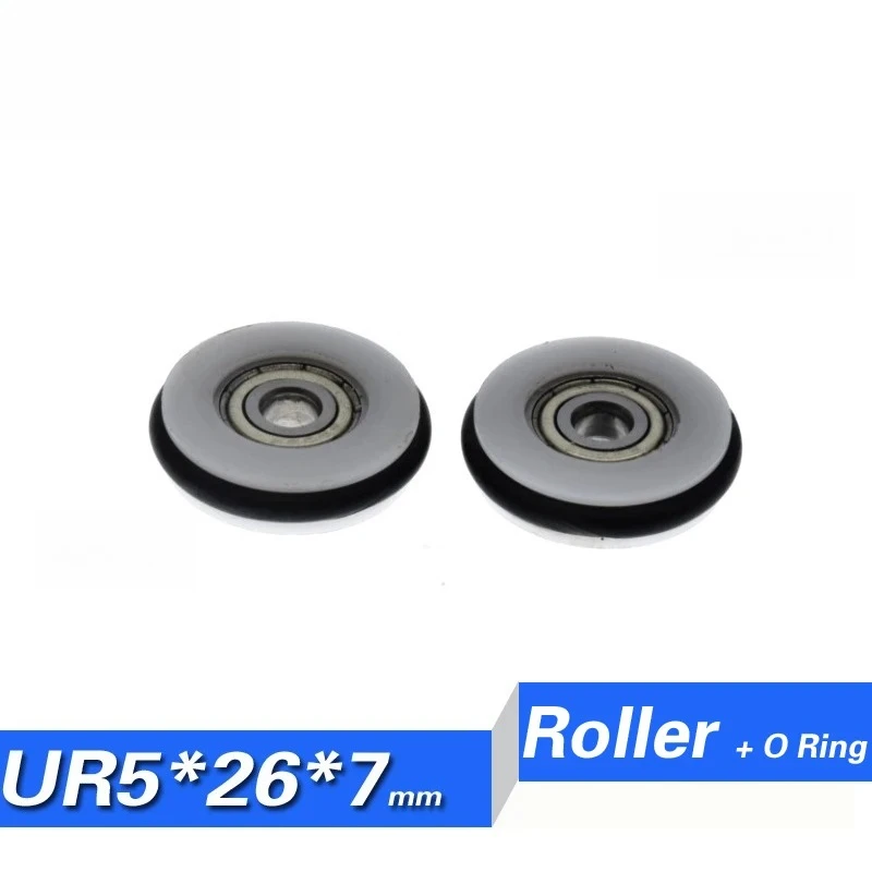 O-type Apron Rubber Wheel Silent Drawer Guide Wheel Blackboard Roller Polyformaldehyde Coating