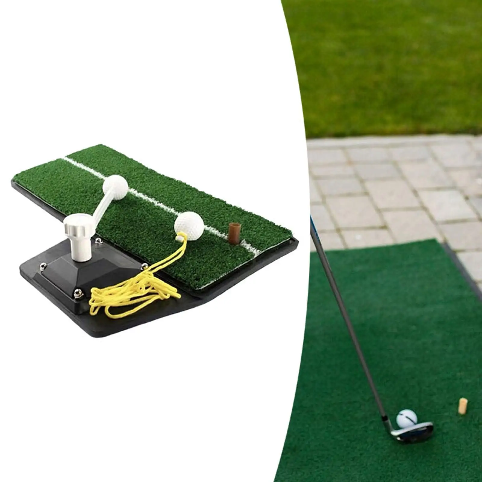 Golf Swing Trainer Golf Swing and Hitting Trainer Lightweight Artificial Grass