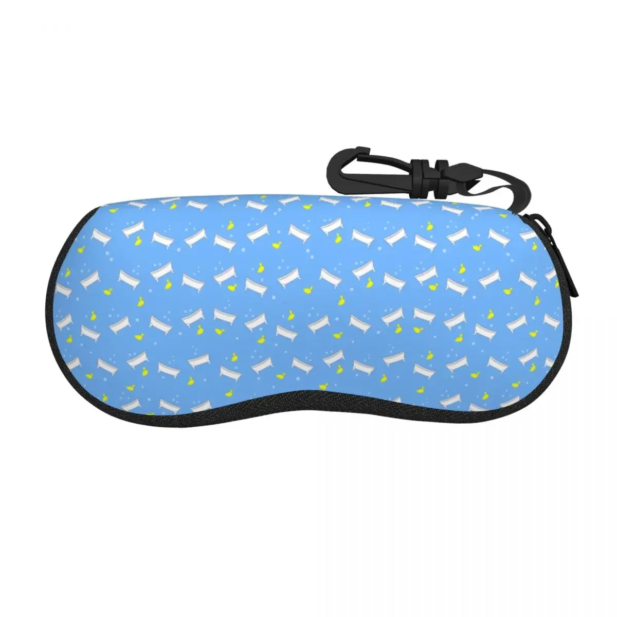 Custom Bathtub  Rubber Ducky Duck Lover Shell Glasses Case Unisex Fashion Eyeglasses Case Sunglasses Protector Box