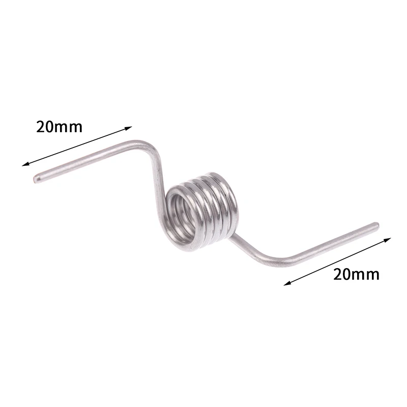 2Pcs/Set Refrigerator Divider Door Hinge Spring Accessories Baffle Strong Stainless Steel Refrigerator Door Torsion Springs.