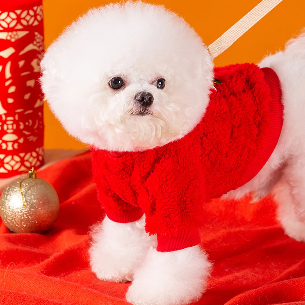 

Lovely Winter Dog Clothes Puppy Coat Pet Costume Thermal Warm Comfortable Reusable Skin-Friendly For Daily Walking Hiking