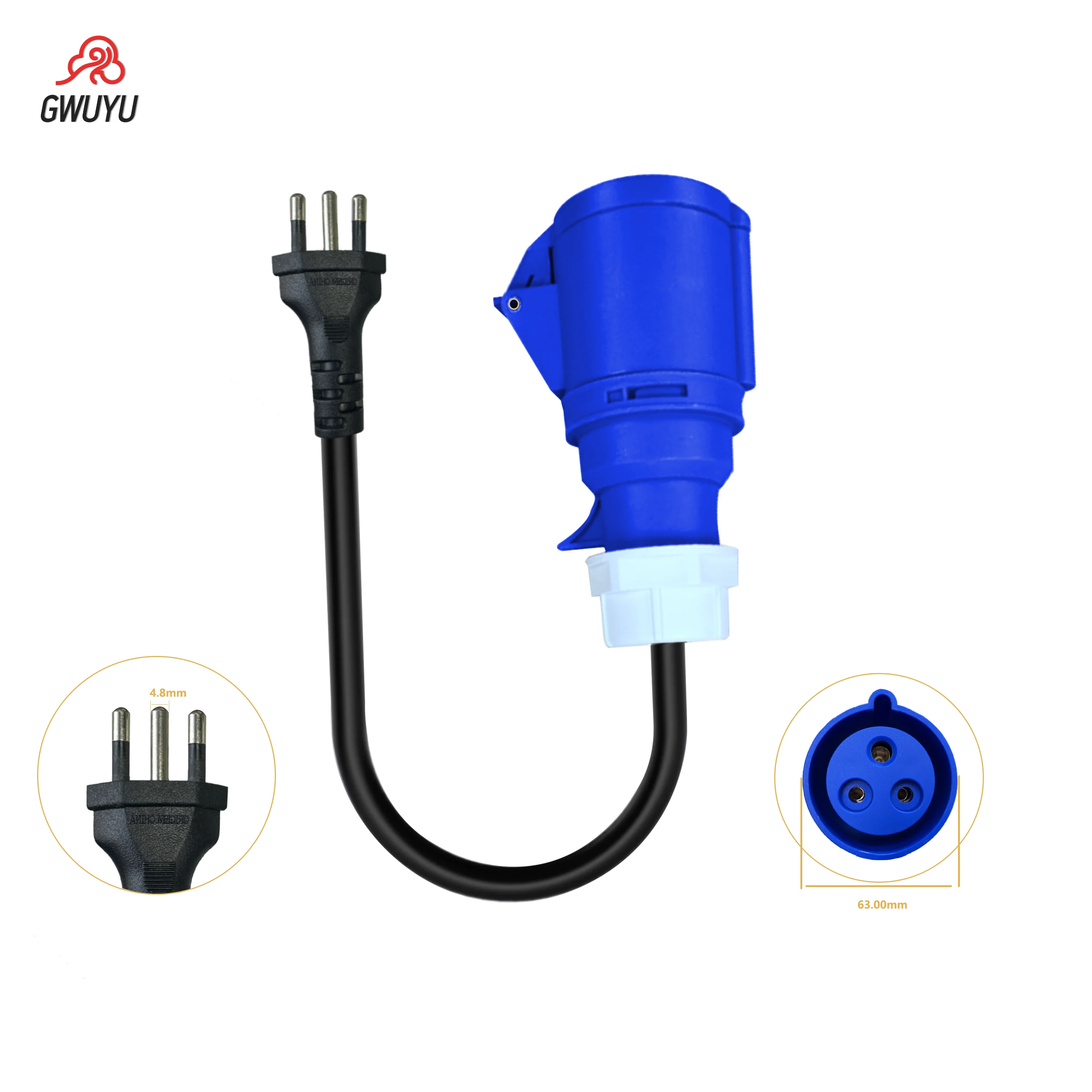 GWUYU Portable EV Charger Blue - Ev Charger Adapter review and price