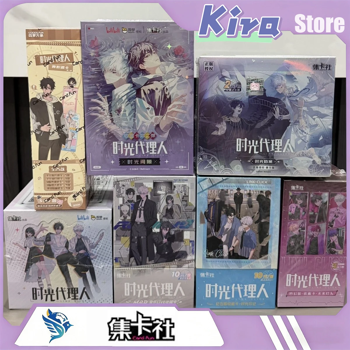 

CARD.FUN New Link Click Card Set Deluxe Edition Youthful Time Collecting Card Game Related Products Designer Toys Surprise Gift