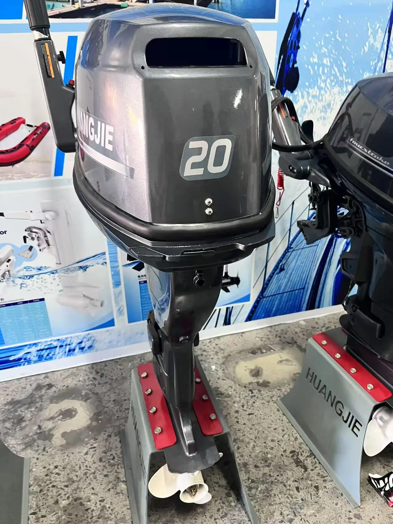 

Outboard Motor DDP Huangjie 4 Stroke 20hp Outboard Boat Engine Motore 4 Tempi 20hp Outboards Motors Accesorios Barco