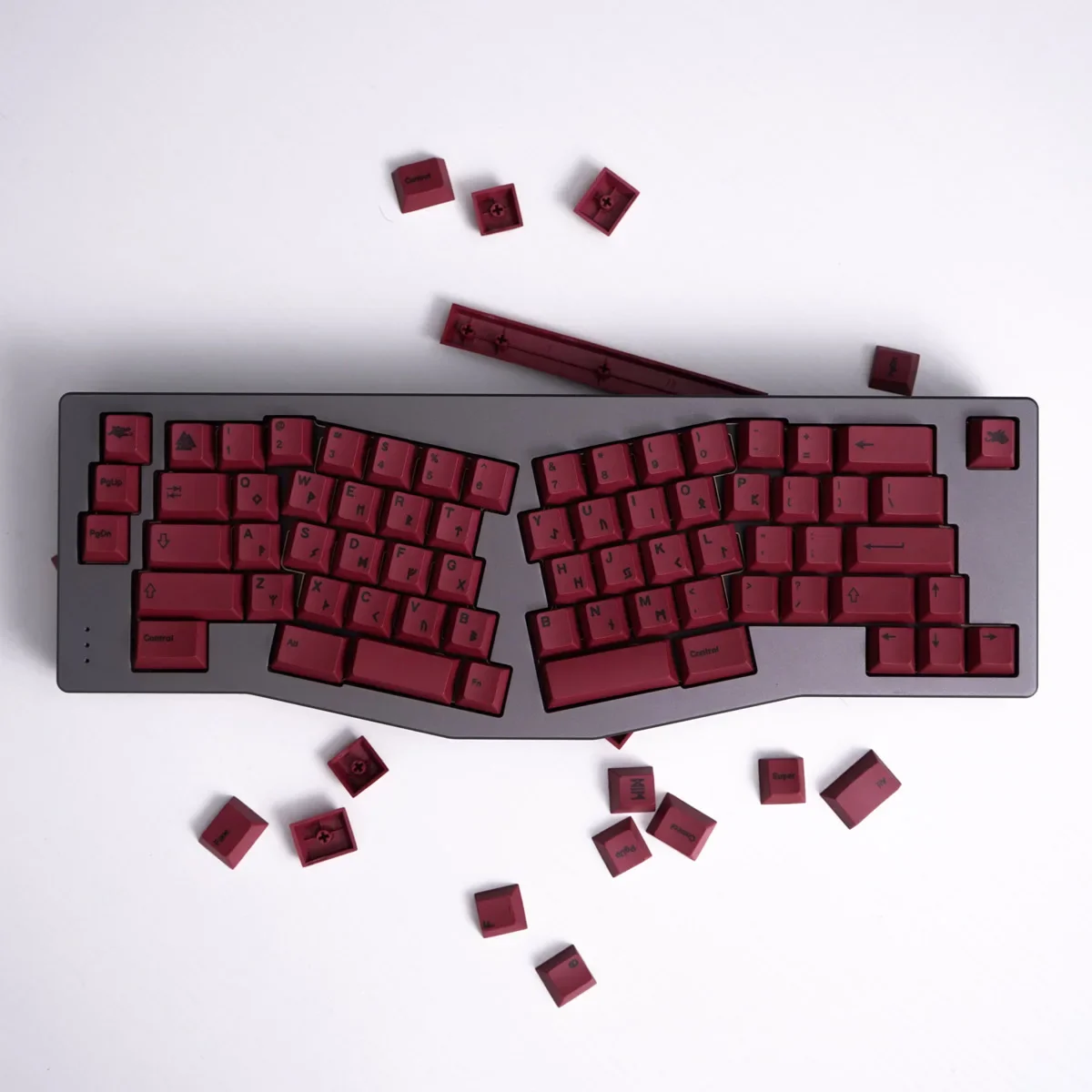 

143 key mechanical keyboard keycaps PBT sublimation cherry original factory height adaptation 61/64/68 etc