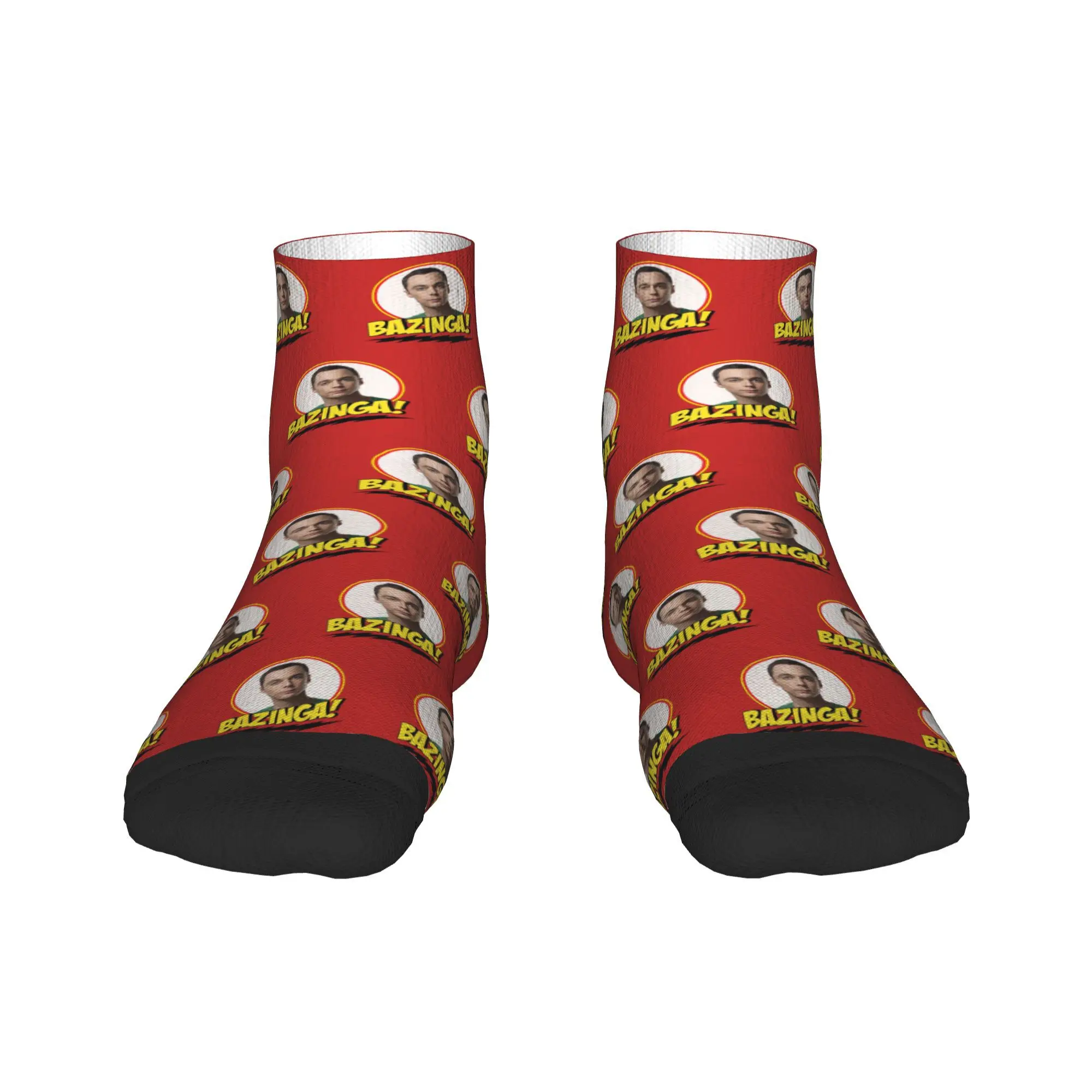 

Носки Bazinga The Big Bang Theory, впитывающие пот чулки в стиле Харадзюку, всесезонные носки, аксессуары для подарка на день рождения унисекс