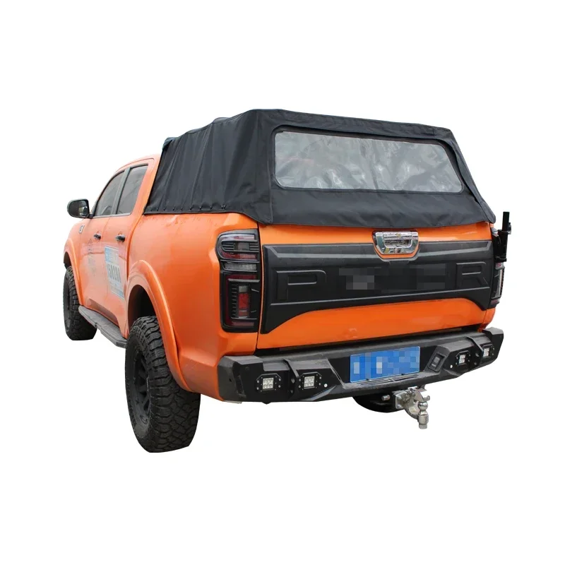 Hot Sale Pickup Truck Soft Bed Cover Soft Truck Topper Use For Tundra Poer Navara  D-Max Frontier Ranger F150