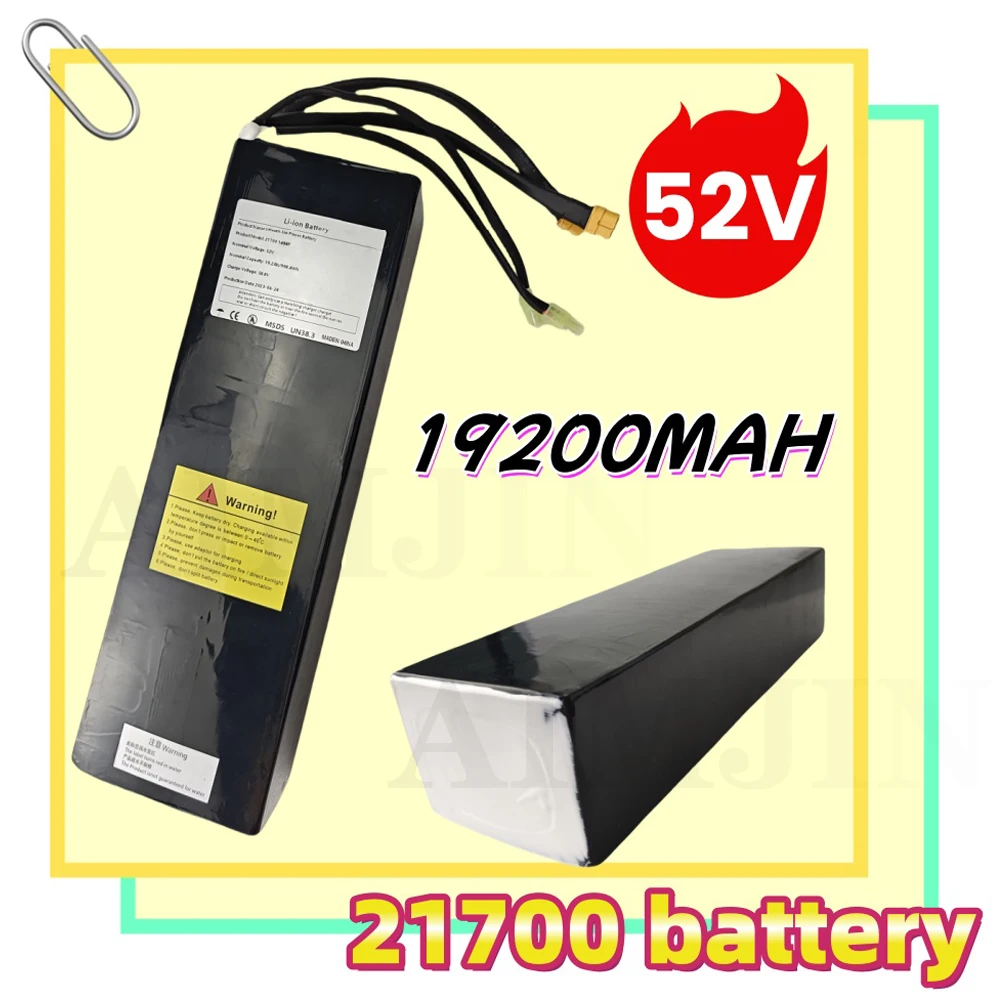 

21700 Battery 52V 19200mAh Rechargeable Lithium14S4P Battery Pack Suitable For Dual Drive Scooter Battery