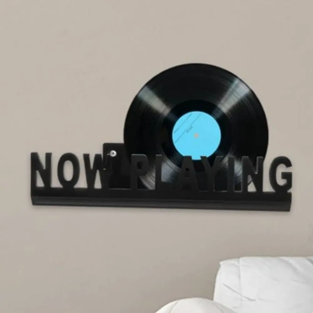Premium Wall Mount Vinyl Record Stand Collection Hanging Storage LP Display Holder Retro Stand Player Album Shelf Home Decor