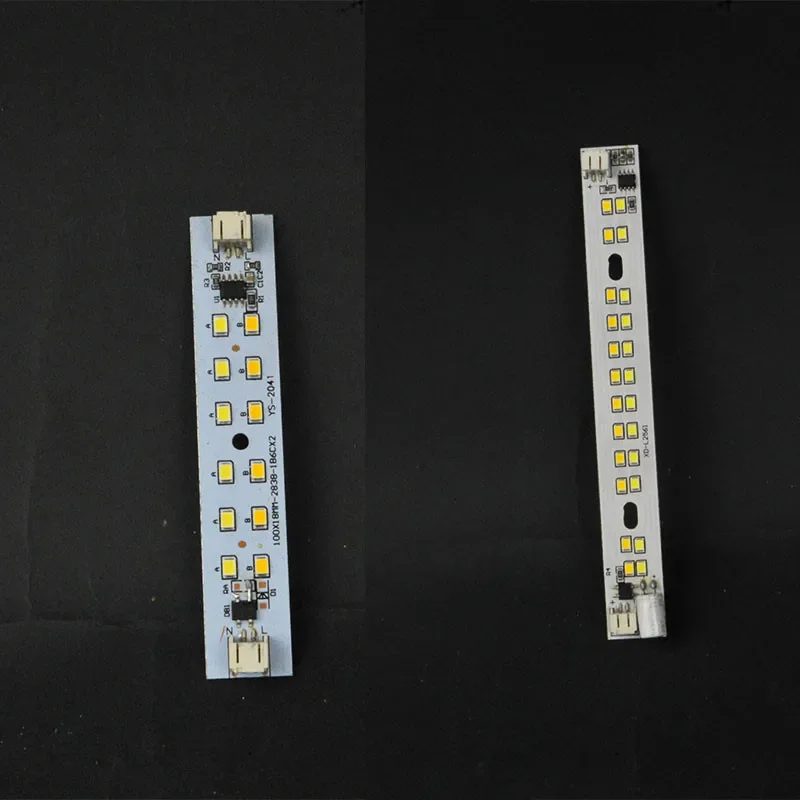 AC220V 4 Pz/lotto Led Chip Barra Luminosa Dura Può Essere Connesso In Serie Tre Colori di Commutazione Led Strip Lights Bar