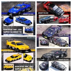 INNO 1:64  SKYLINE LBWK ER34 SUPER SILHOUETTE Model Car