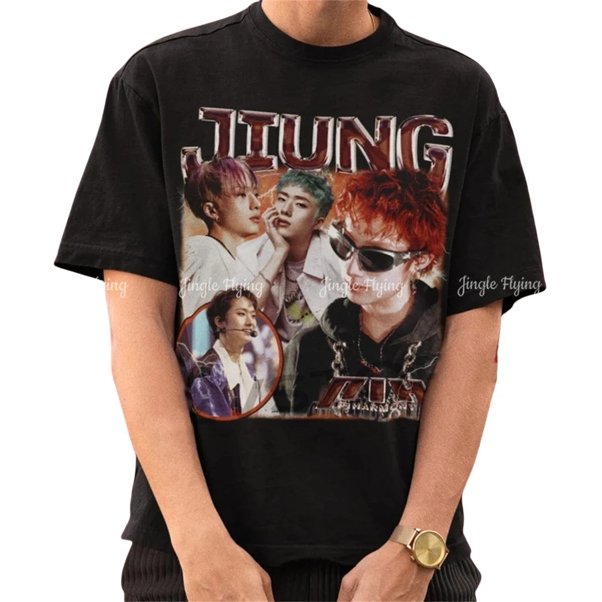 Vintage Jiung P1harmony Unisex Tshirt Kpop Bootleg Tshirt Tribute Aesthetic Sweatshirt